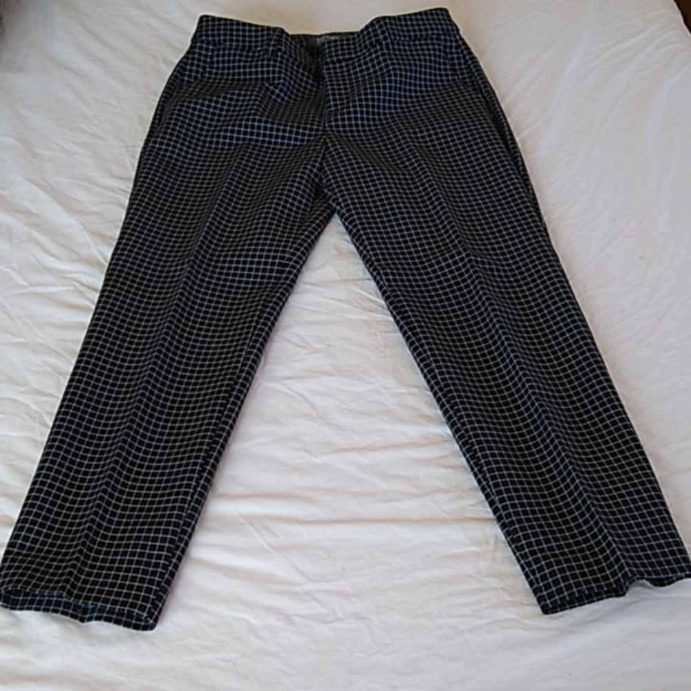Black & White Print Pants (Size 2 Regular)